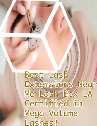 La lash extensions