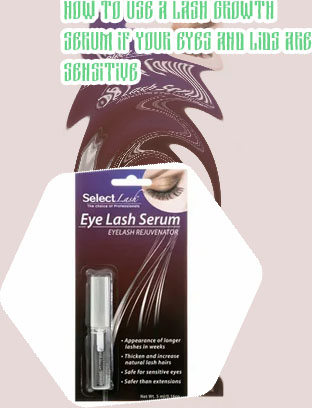 Lash serum sensitive eyes