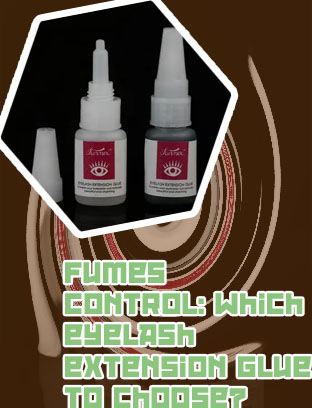 Long lasting eyelash extension glue