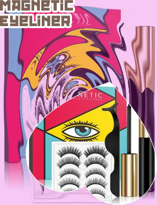 Magnetic eyeliner and lashes
