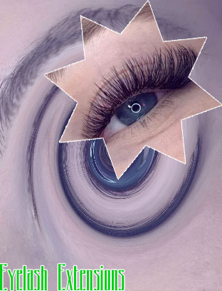 Textured hybrid lashes